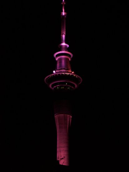 Skytower at night