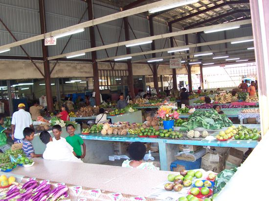 Markt in Sigatoga