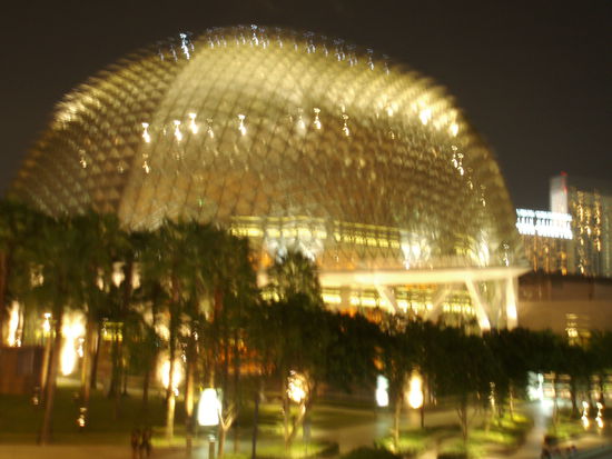 leicht verschwommen, aber das ist das Theater an der Esplanade, wo WWRU stattfindet