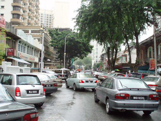 in dieser Strasse ist mein Hostel