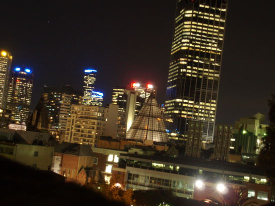 Melbourne at night