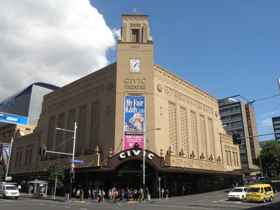 Das Theater wo die Show stattfindet