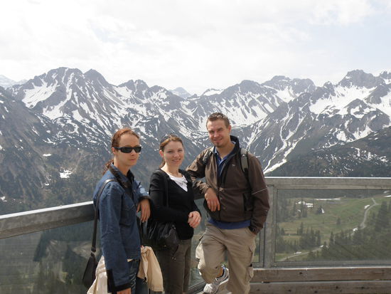 der erste Schnee den Cliff gesehen hat