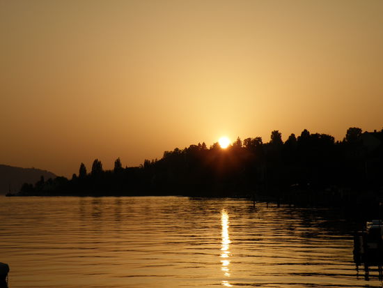 Sonnenuntergang am Bodensee