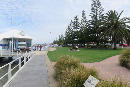 Uferpromenade von Lakes Entrance