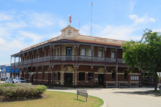 Das Grand Terminus Hotel von 1889 in Bairnsdale