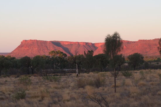 Der Kings Canyon beim Sonnenuntergang