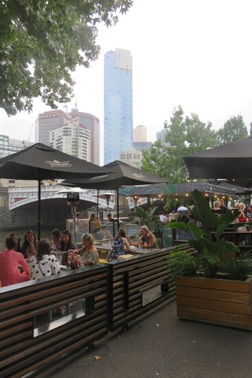 Samstagabend am Yarra River