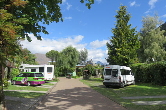 Unser Campingplatz für zwei Tage in Queenstown