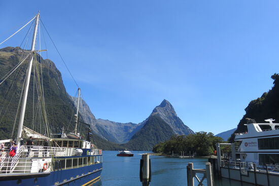 An der Anlagestelle Milford Sound