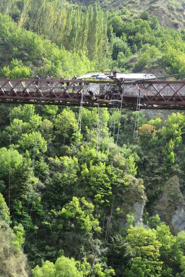 Absprung in 43 Meter Tiefe