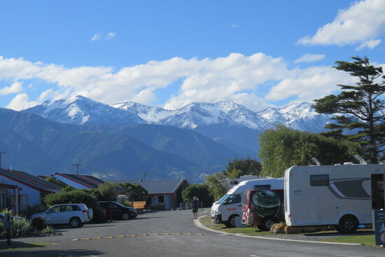Unser Campingplatz in Kaikoura