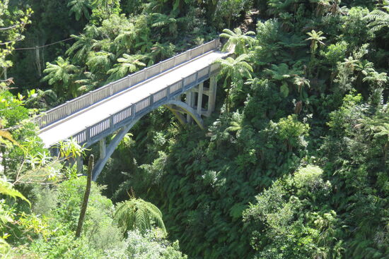 Blick auf die Bridge to Nowhere