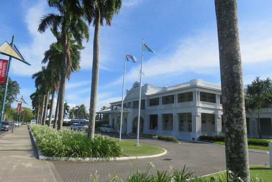 Das Grand Pacific Hotel im Zentrum der Stadt.