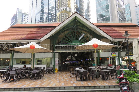Eingang Lau Pa Sat, Old Market