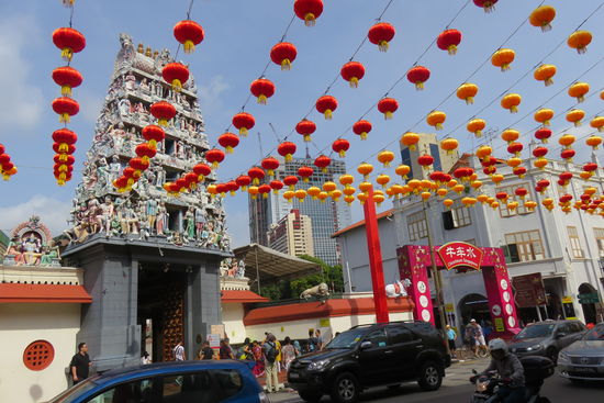 Sir Mariammam Temple neben dem Eingang zum chinesischen Viertel