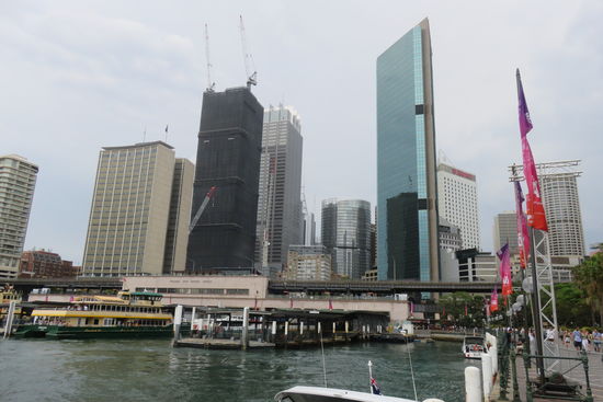 Skyline Downtown Sydney vom Campbells Cove