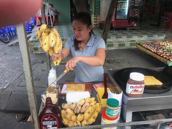 Bananen-Pancake. Einfach lecker!