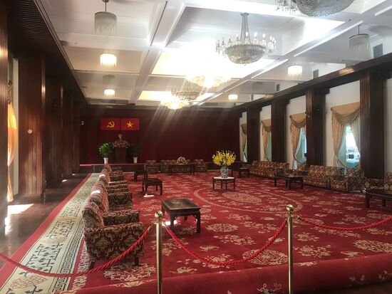 Der Konferenzsaal im Palast.