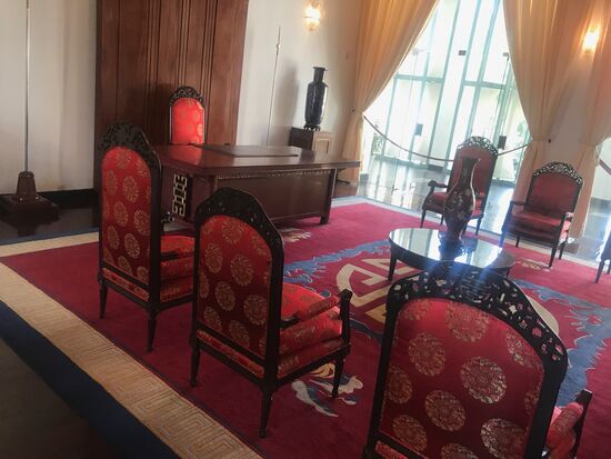 Empfangsraum des Präsidenten für in- und ausländische Gäste.