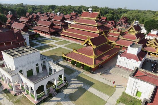 Blick auf das Palastgelände.