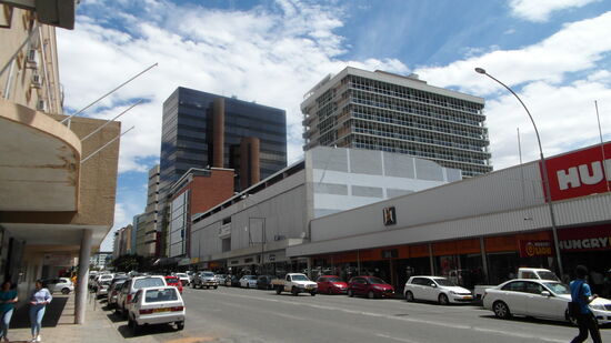 Auf unserem Rundgang durch die City. Independence Avenue