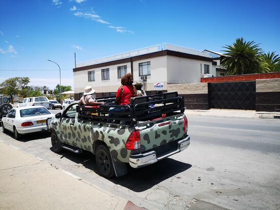 Straßenbild in Outjo