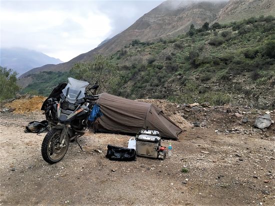 Wildcamping in der Pampa Blanka.