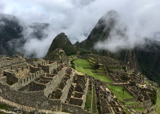 Hier gut zu erkennen der gute Zustand der Ruinen.