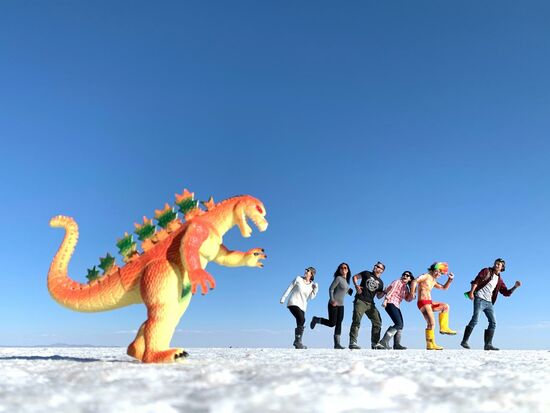 Dinosaurier gibt es übrigens immer noch!