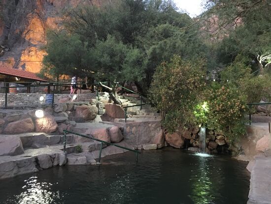 Die Thermalbäder von Fiambala.