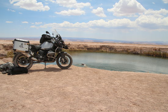 Kostenfreie Erfrischung in der Wüste.
