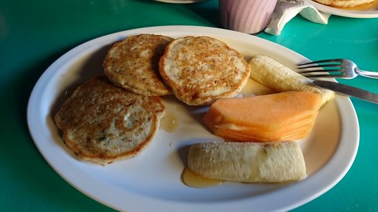Typical Mexico Hotcake mit Früchten
