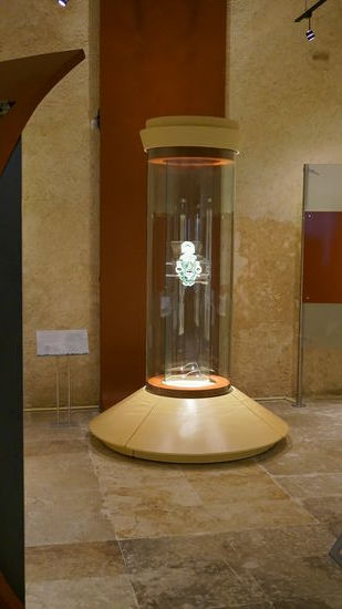 Die Jademaske ist im Maya Museum Campeche ist wunderschön.