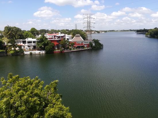 Blick aus dem Hotelzimmer auf die Lagune