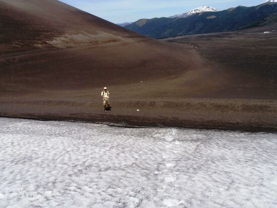 Zu Fuß in Richtung Passhöhe