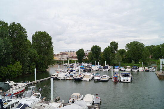Hafen in Chalon sur Saone.