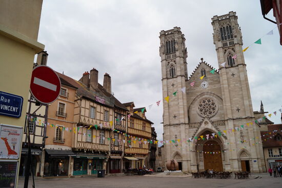 Kathedrale und Altstadt Chalon sur Saone