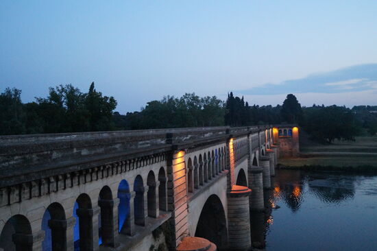 Kanalbrücke bei Beziers