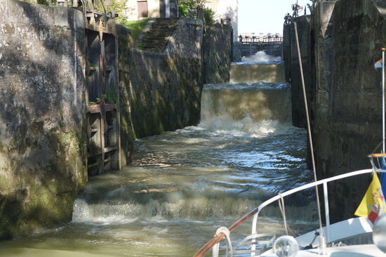 Schleusentreppe bei Castelnaudary.