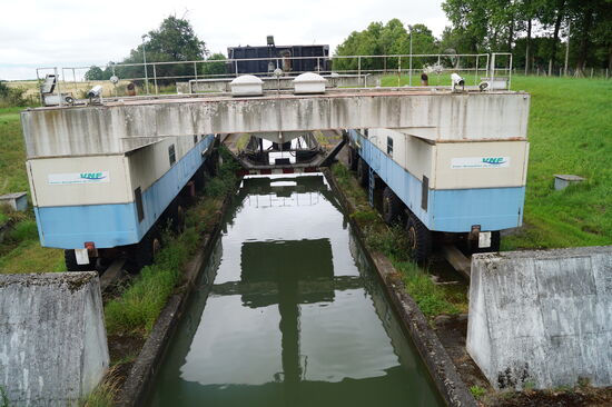 Wasserkeil- Hebewerk in Montech