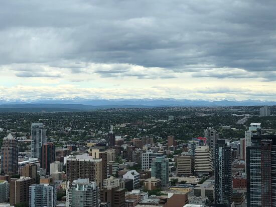 Am Horzont die Rockies