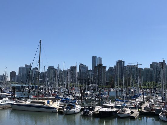Die Skyline von Vancouver