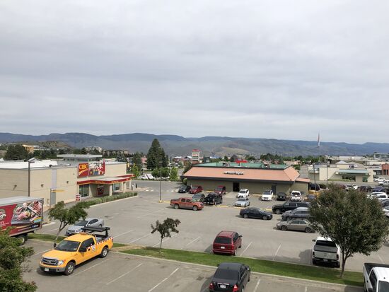Kamloops, der Blick von unserem Motel