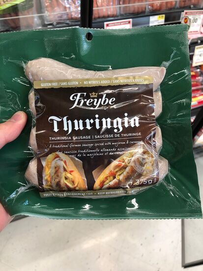 Das hiesige Wurstsortiment. Wer kennt sie nicht die Thuringia