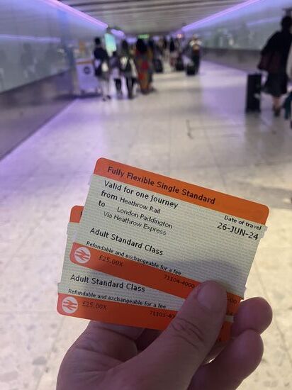 Tickets für 25 Pfund pro Person