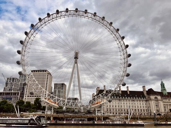 London Eye auf der anderen Seite