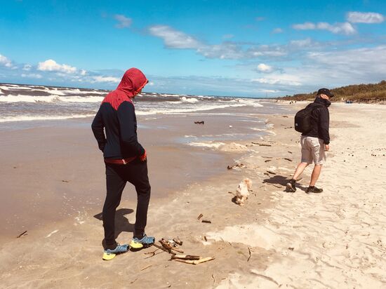 Kleine Strandwanderung