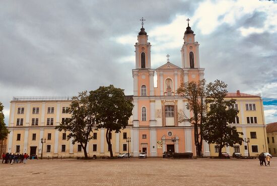 Kirche des Hl. Xaver von Kaunas,
im Barockstil gebaute Jesuitenkirche