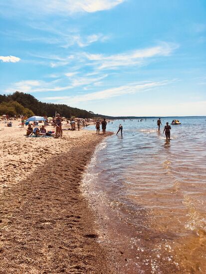 Strand in Saulkrasti